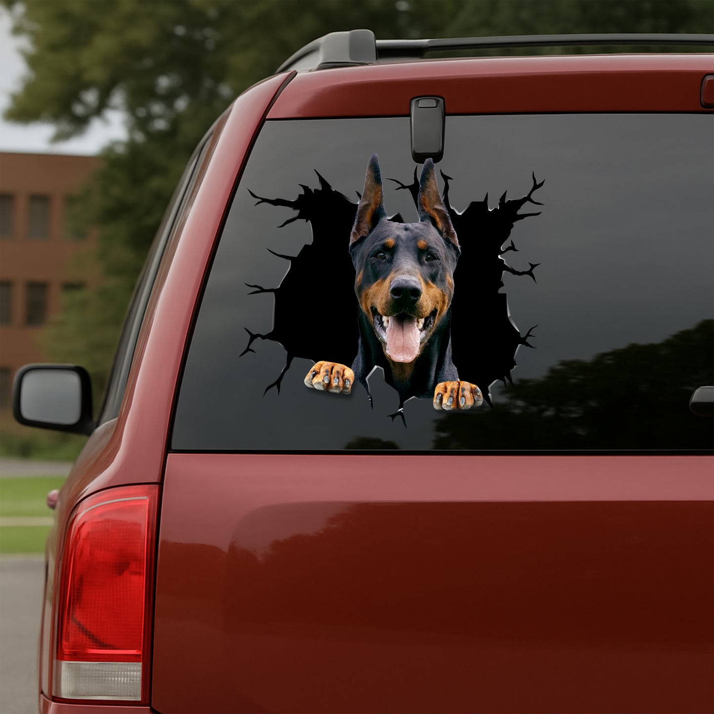 Doberman-Pinscher Car Decal