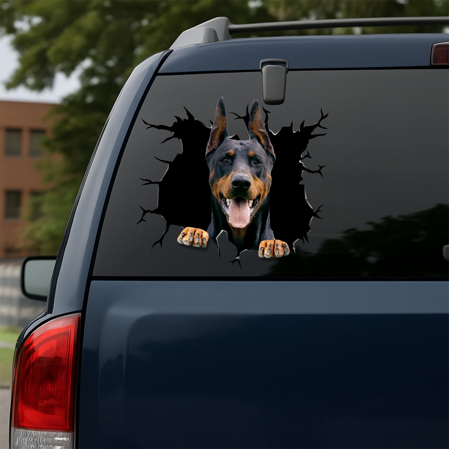 Doberman-Pinscher Car Decal