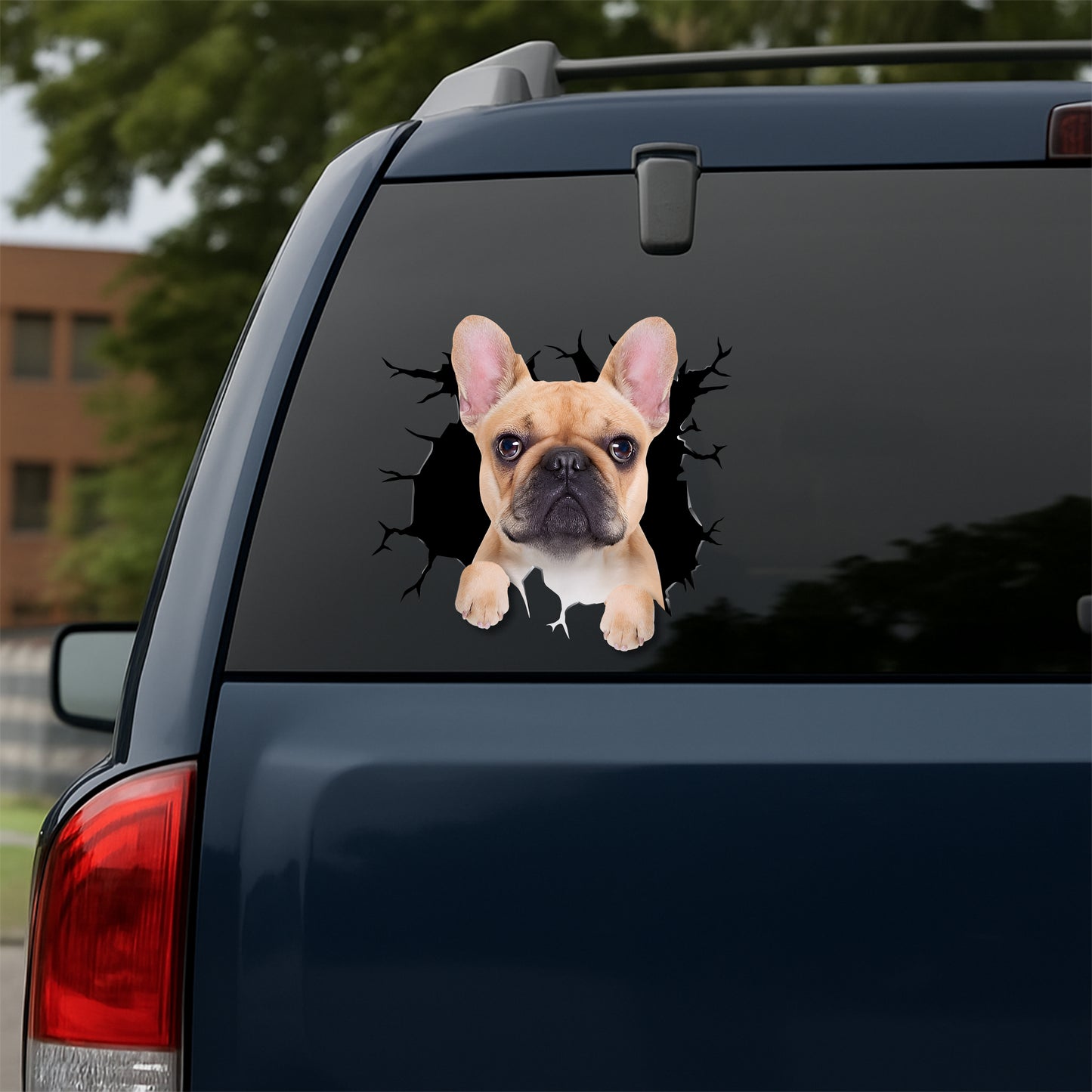 French-Bulldog Car Decal