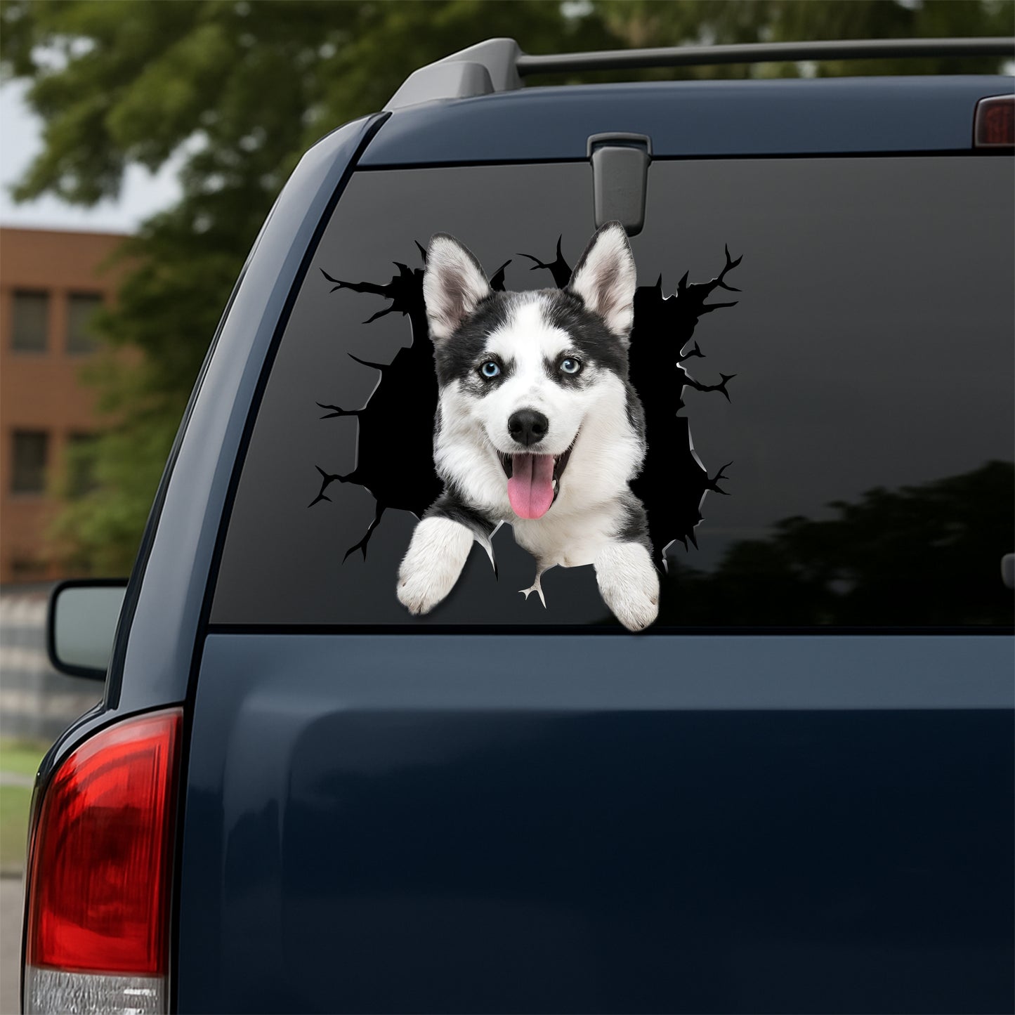 Siberian-Husky Car Decal