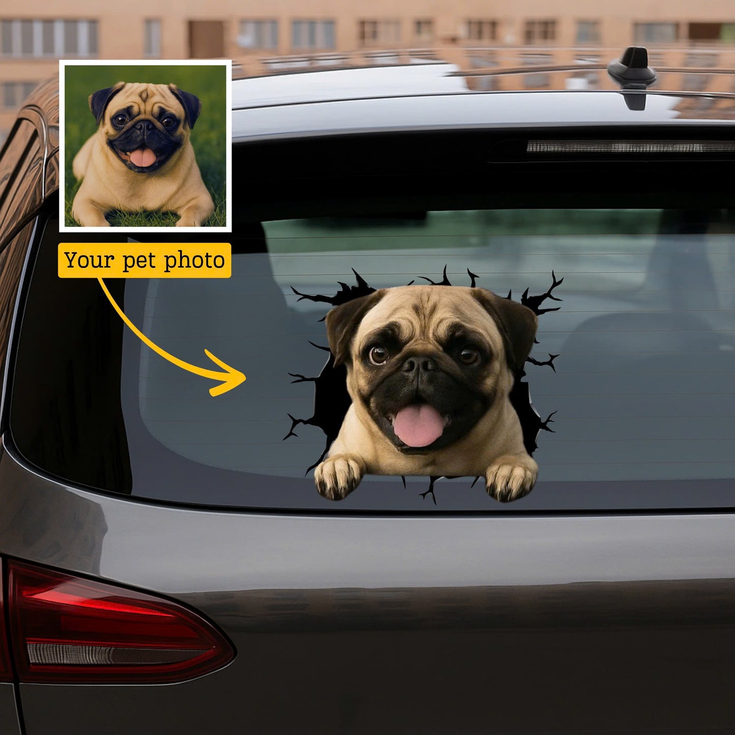 Beagle Car Decal
