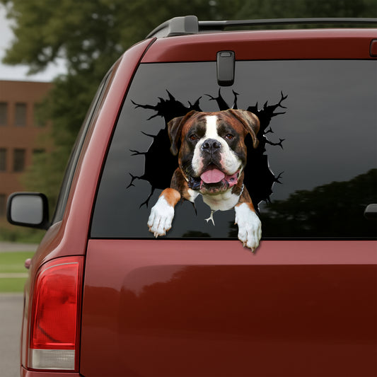 Boxer Car Decal