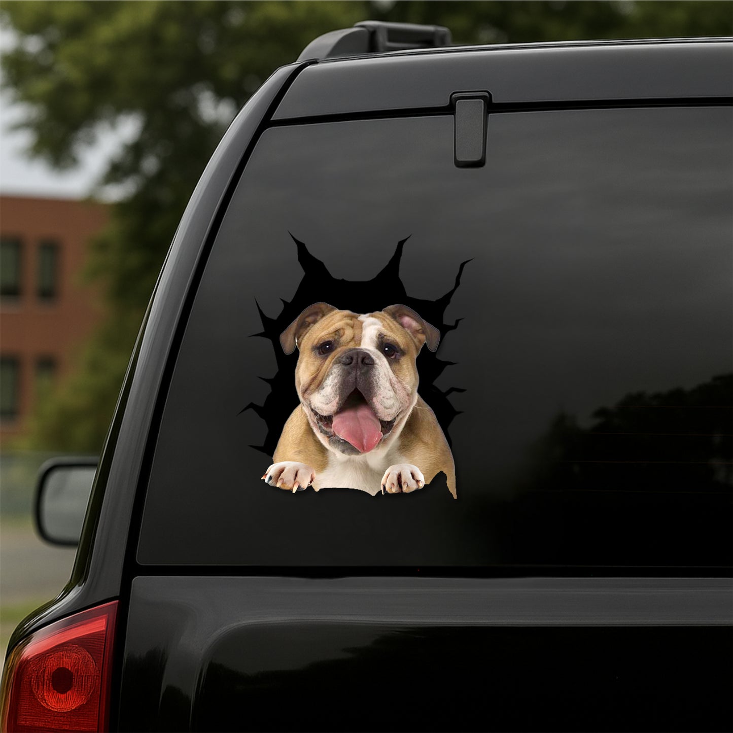 Bulldog Car Decal