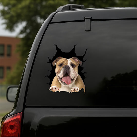 Bulldog Car Decal