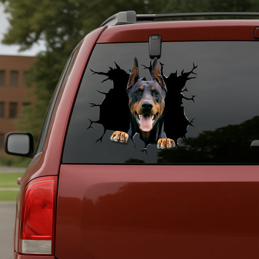 Doberman-Pinscher Car Decal