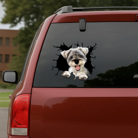Miniature-Schnauzer Car Decal