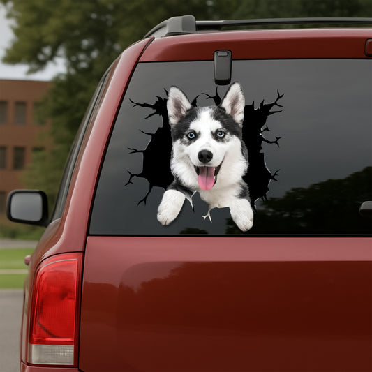 Siberian-Husky Car Decal